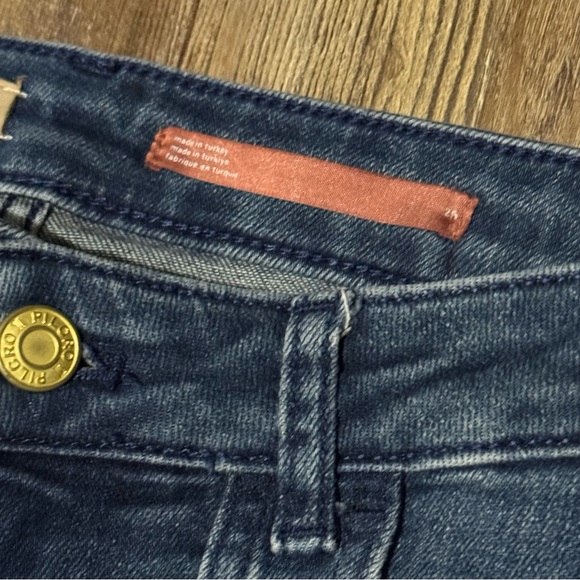 Pilcro The Icon Low Rise Flare Jeans Women's 25 Utility Pocket Stretch Denim - Picture 4 of 10